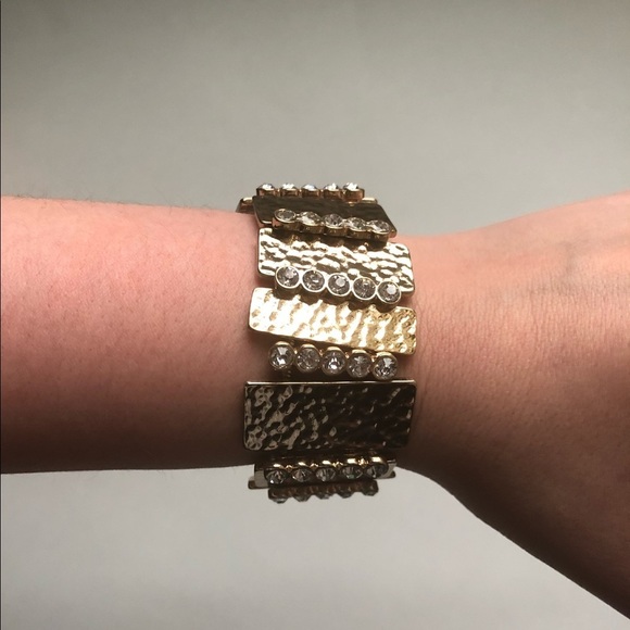 Gold Statement Bracelet - Picture 1 of 6